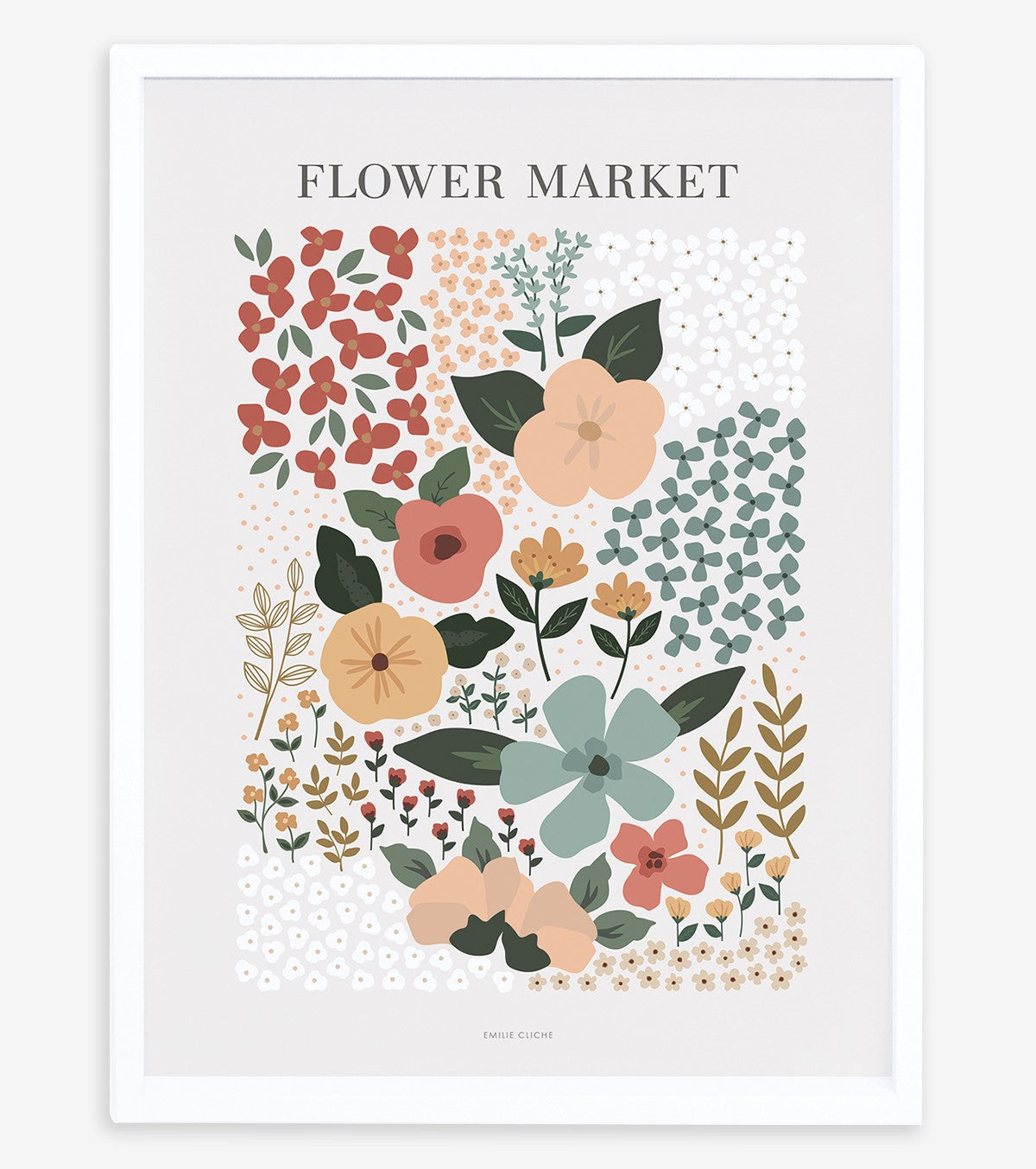BLOEM - Barnaffisch - Blomstermarknad