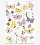 WILDFLOWERS - Väggklistermärken - Fjärilar och insekter