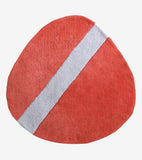 STONE - Matta - Pebble (röd och grå)