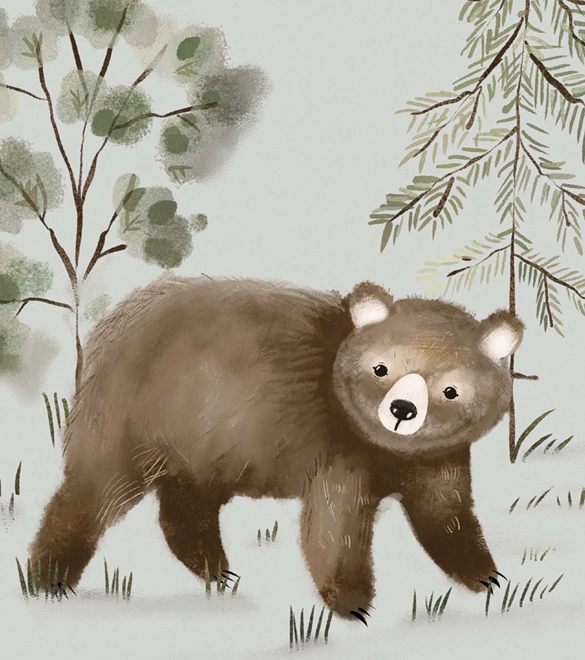 KHARU - Barnaffisch - Liten björn